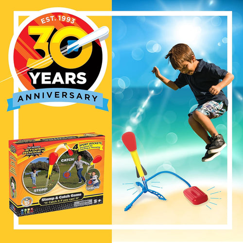 Stomp Rocket Stomp and Catch Rocket Launcher Game
