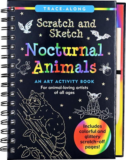Nocturnal Animals Scratch & Sketch Book