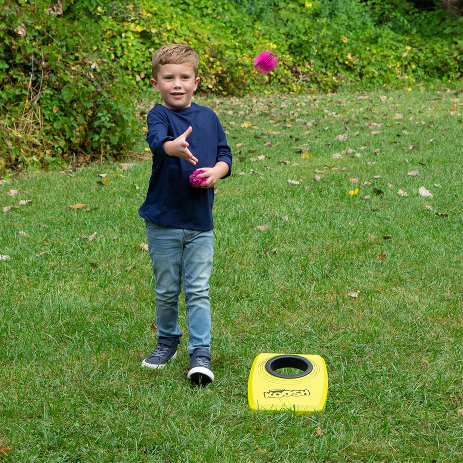 Koosh Kornhole Kids' Cornhole Set with 6 Neon Balls