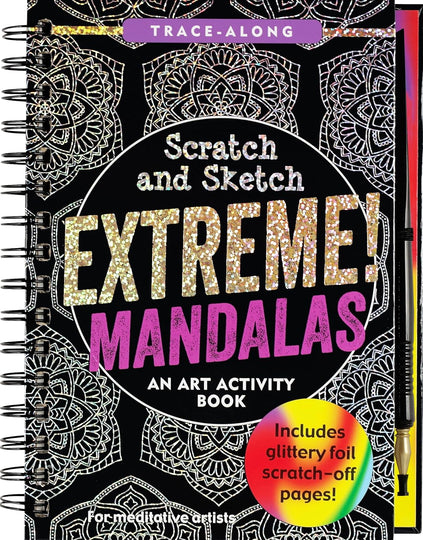 Extreme Mandalas Scratch and Sketch Book