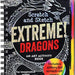 Peter Pauper Press Scratch & Sketch Extreme! Dragons Activity Book