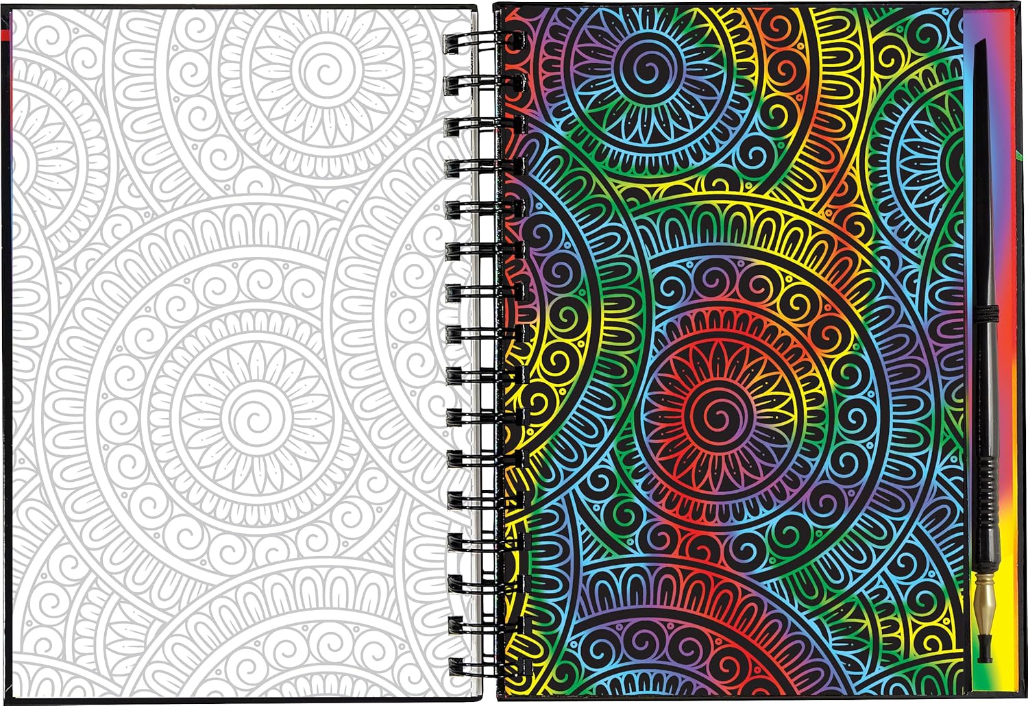 Extreme Mandalas Scratch and Sketch Book