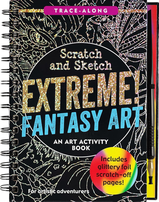 Peter Pauper Press Scratch & Sketch Extreme Fantasy Art Book
