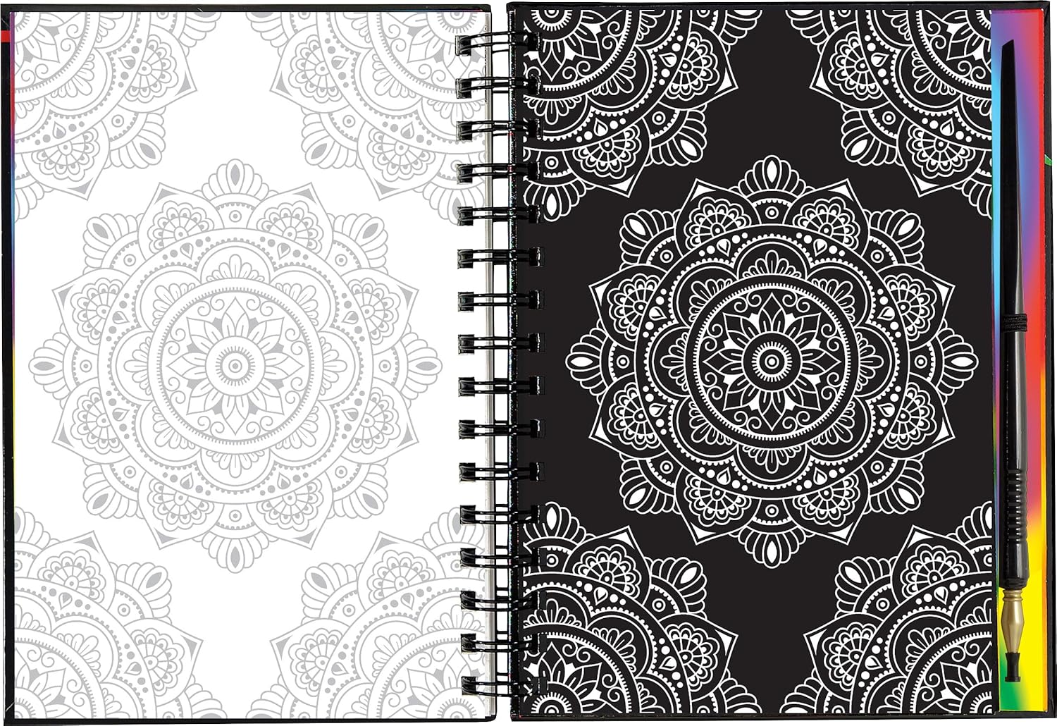 Extreme Mandalas Scratch and Sketch Book