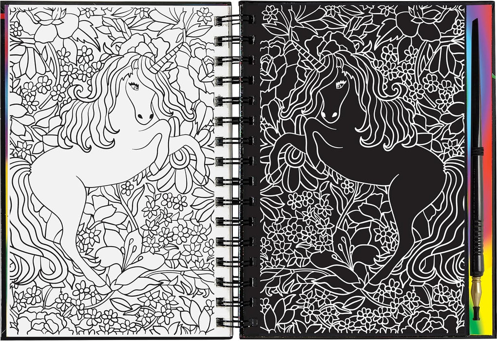 Peter Pauper Press Extreme! Scratch & Sketch Unicorns Activity Book