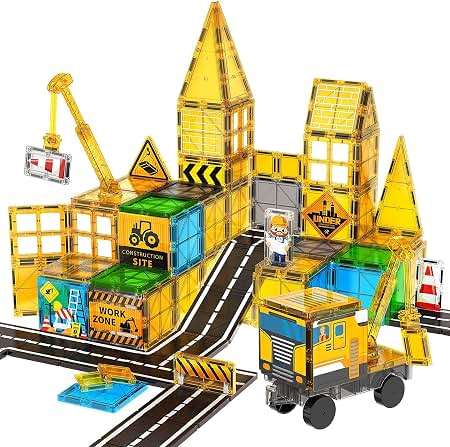 MAGNA-TILES Rail Racers Construction Toy Set 33pc