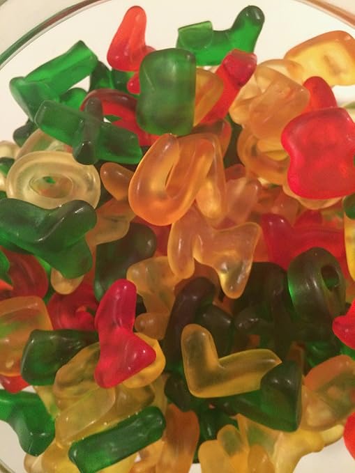 HARIBO Gummi Candy, Alphabet Letters