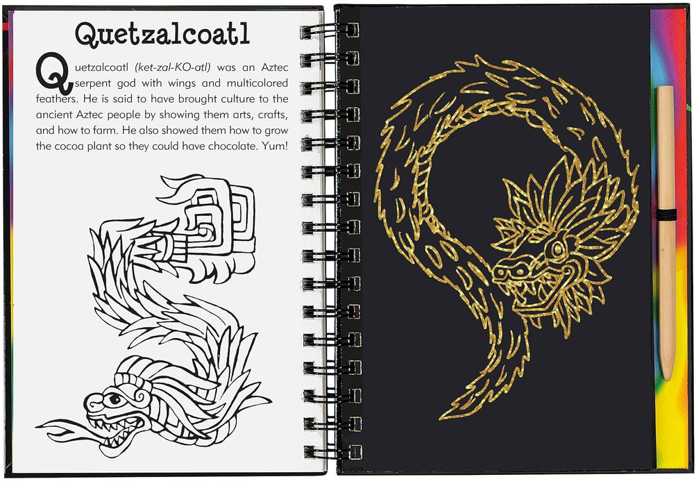 Dragons and Mythical Creatures Scratch and Sketch Book