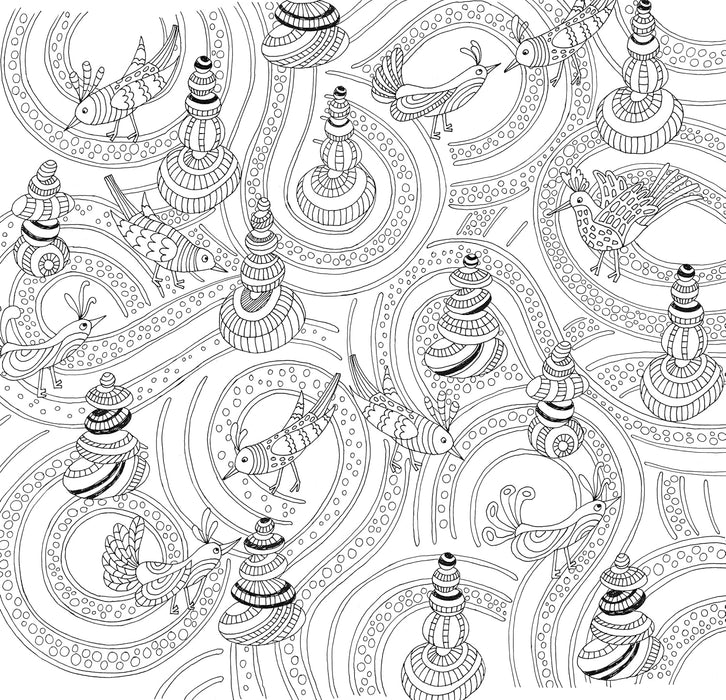 Peter Pauper Press Zen Garden Adult Coloring Book