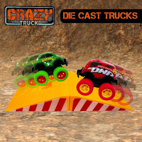 Die Cast Pull-Back Trucks 10 piece Set