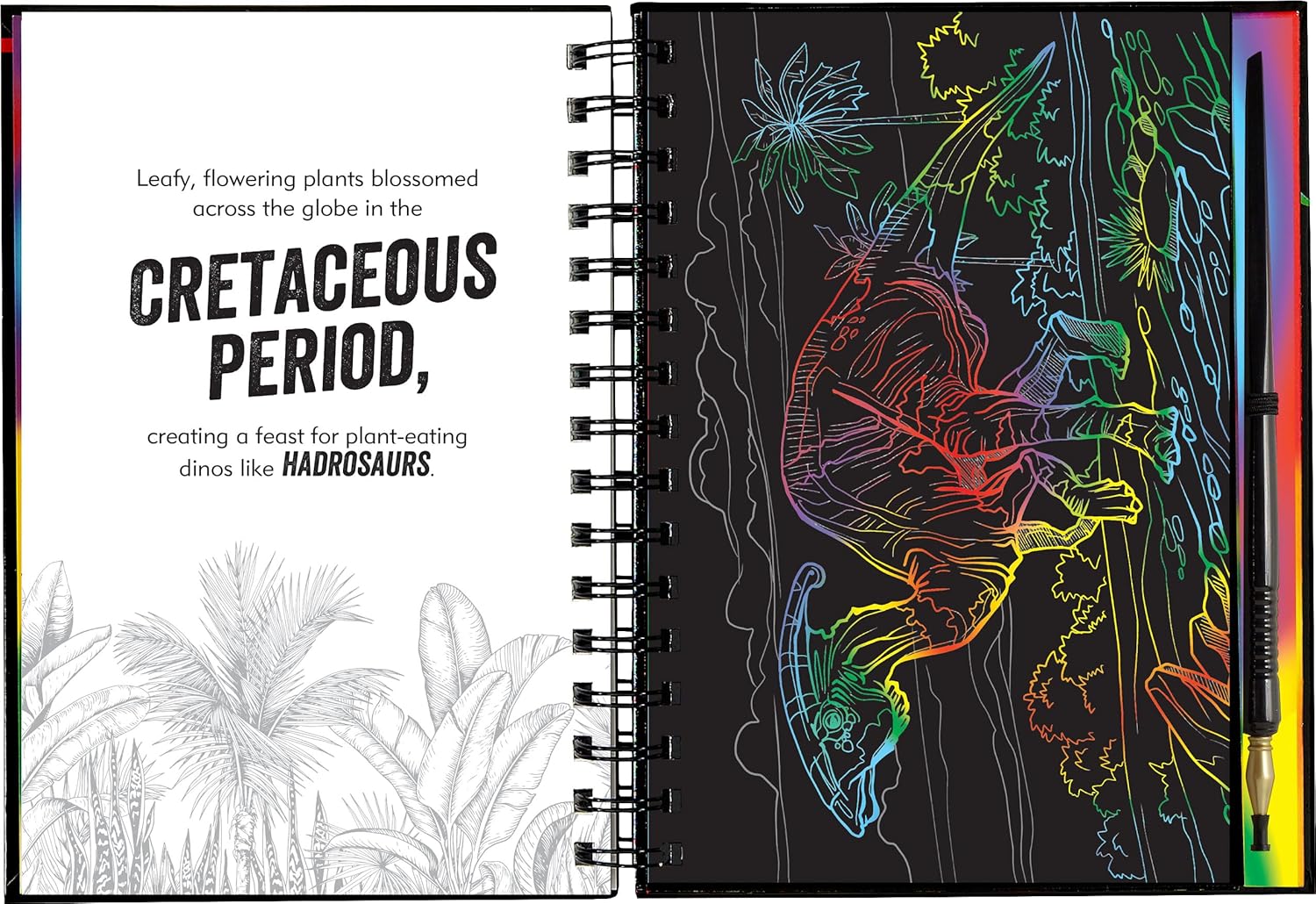 Extreme Dinosaurs Scratch and Sketch Book