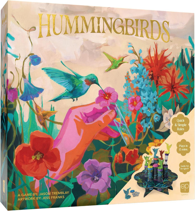 USAOPOLY Hummingbirds Real-Time Dexterity Board Game 2-4 Players