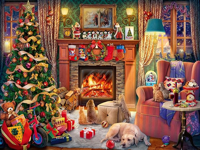 Ravensburger Premium Christmas Eve 1500 Piece Jigsaw Puzzle Festive Family Fun