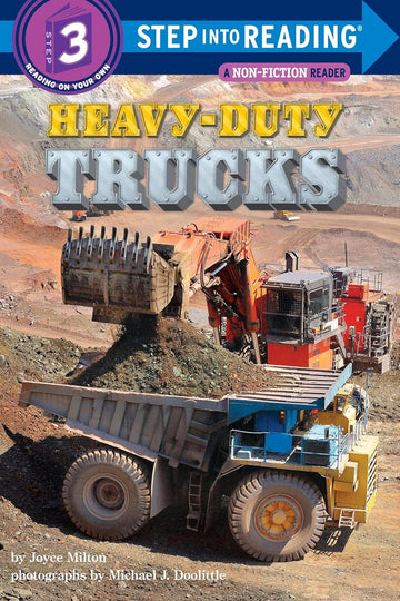 Action-Packed Heavy-Duty Trucks Beginner Reader Book for Kids: Explore Giant Machines