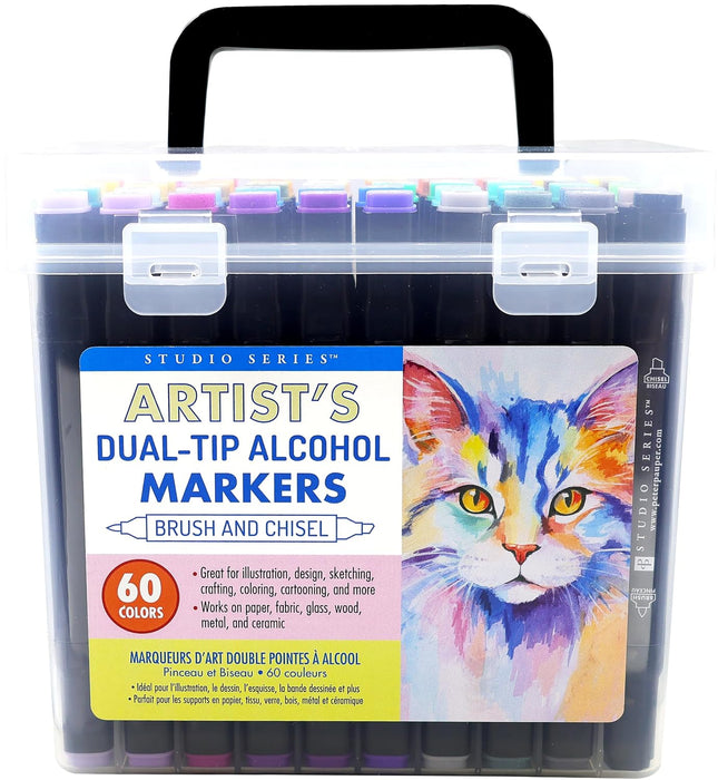Peter Pauper Press Studio Series Dual-Tip Alcohol Marker Set