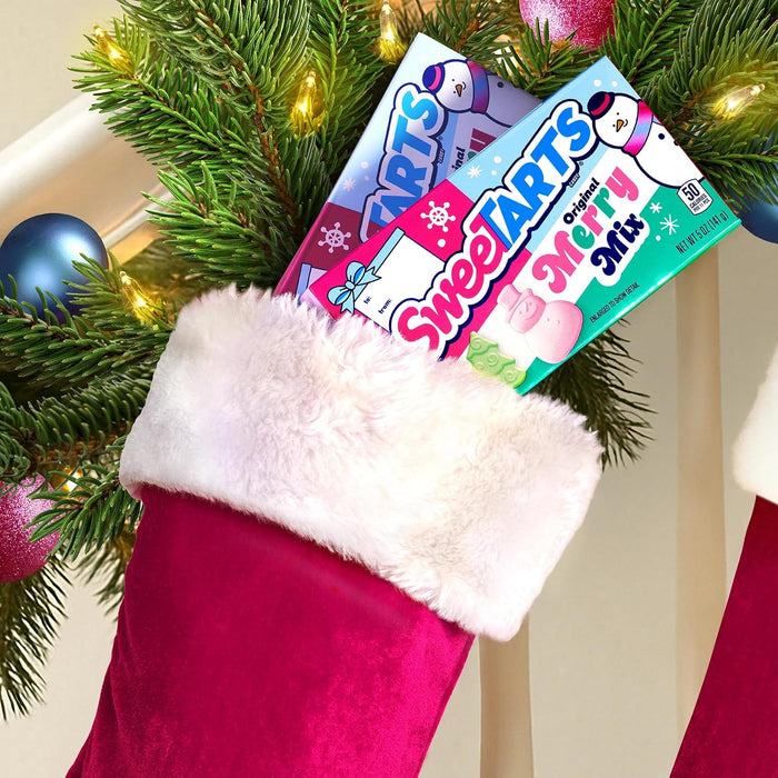 SweeTARTS Merry Mix Holiday Candy Theater Box 5oz
