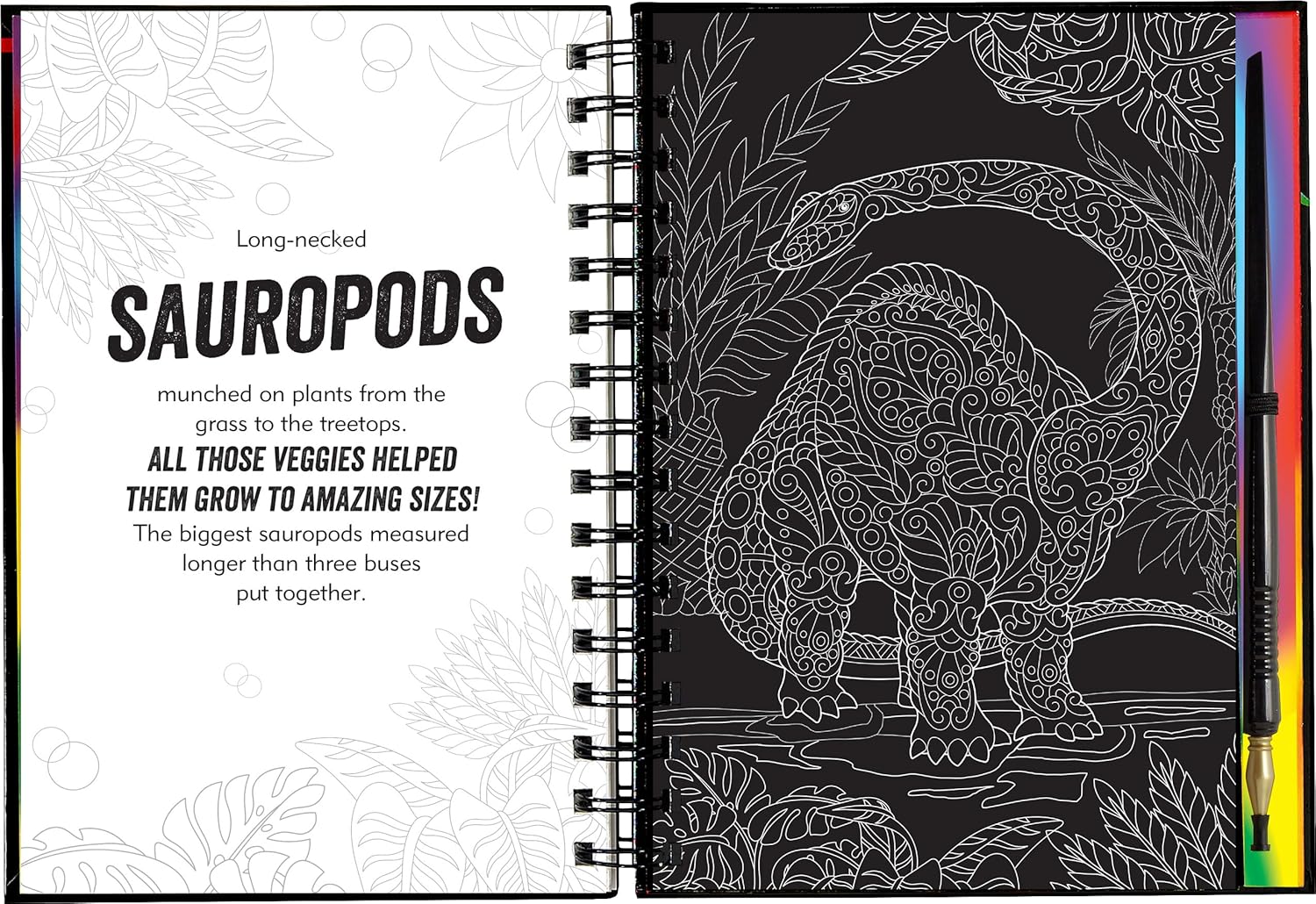 Extreme Dinosaurs Scratch and Sketch Book