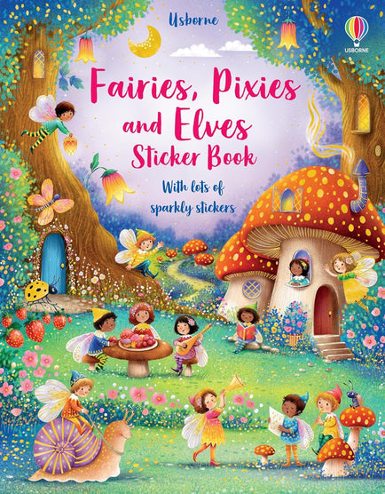 Usborne Fairies Pixies Elves Magical Woodland Interactive Sticker Activity Book
