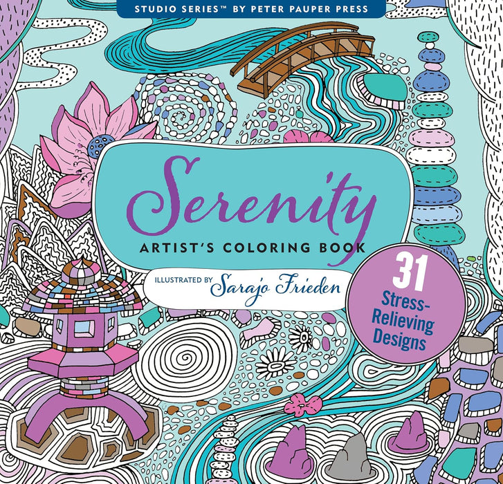 Peter Pauper Press Serenity Adult Coloring Book