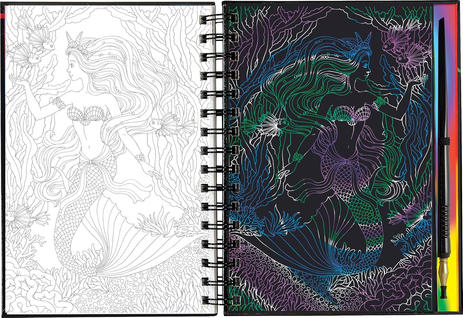 Peter Pauper Press Scratch & Sketch Extreme Fantasy Art Book