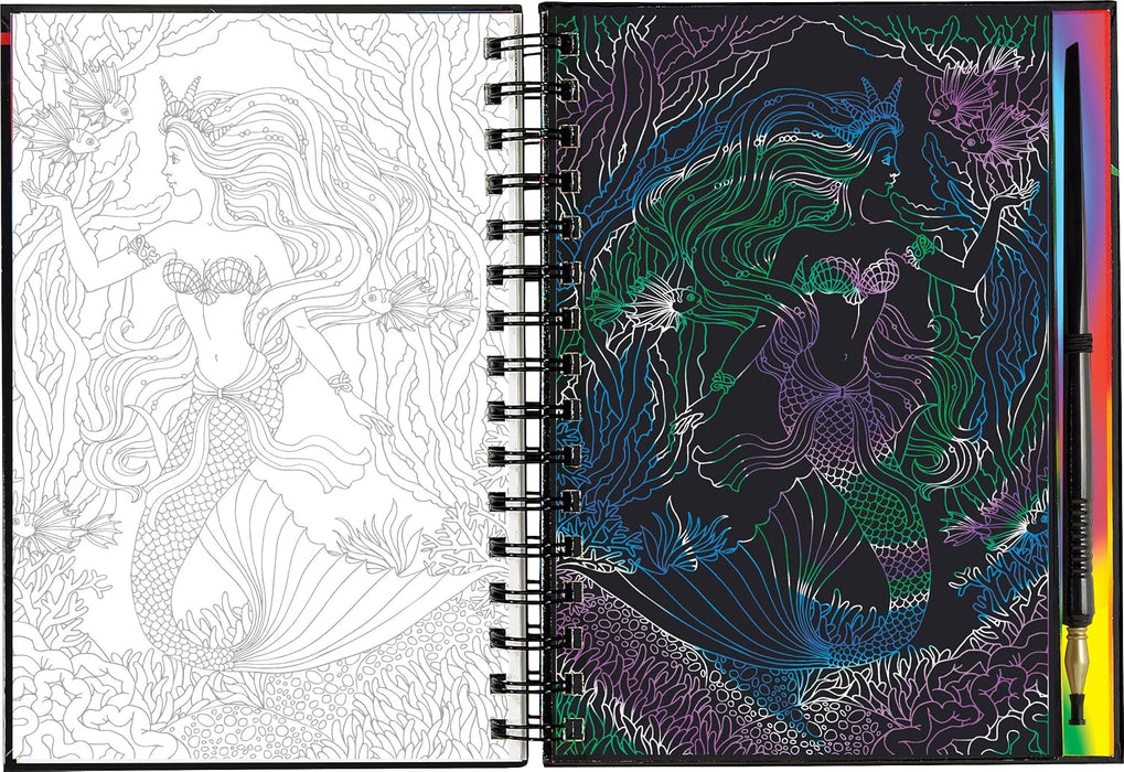 Peter Pauper Press Scratch & Sketch Extreme Fantasy Art Book