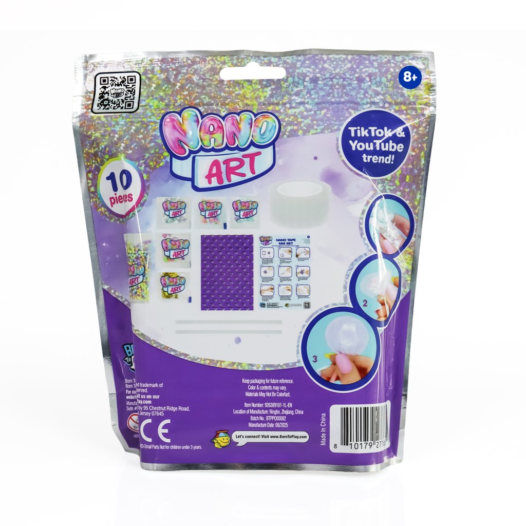 Born To Play Nano Art Tape Mix Craft Set