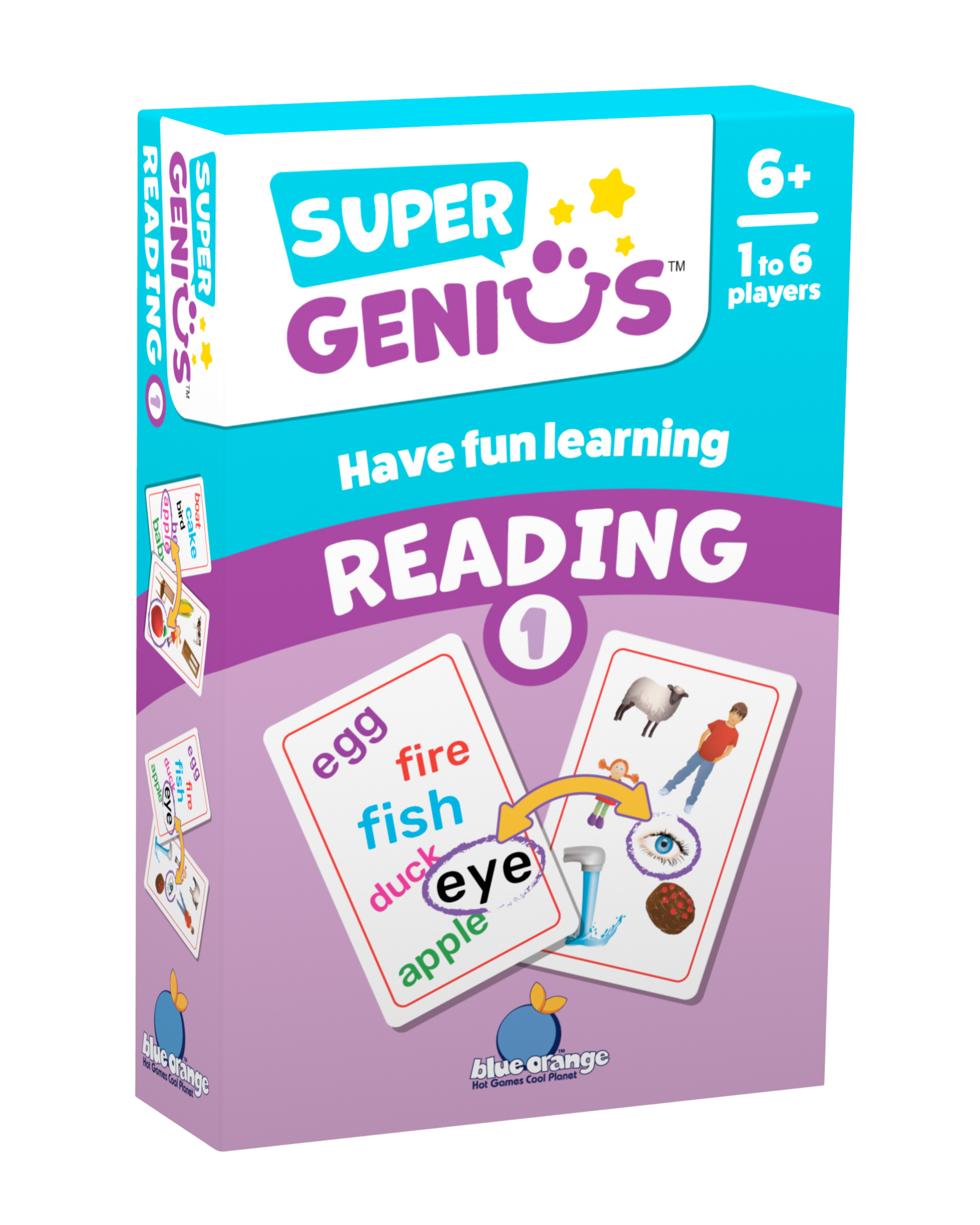 Super Genius Reading 1 Flash Cards: The Clever Card Challenge
