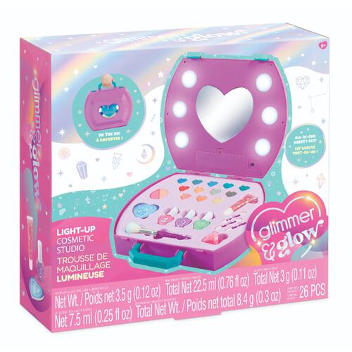 Glimmer & Glow Light Up Cosmetic Studio Activity Kit