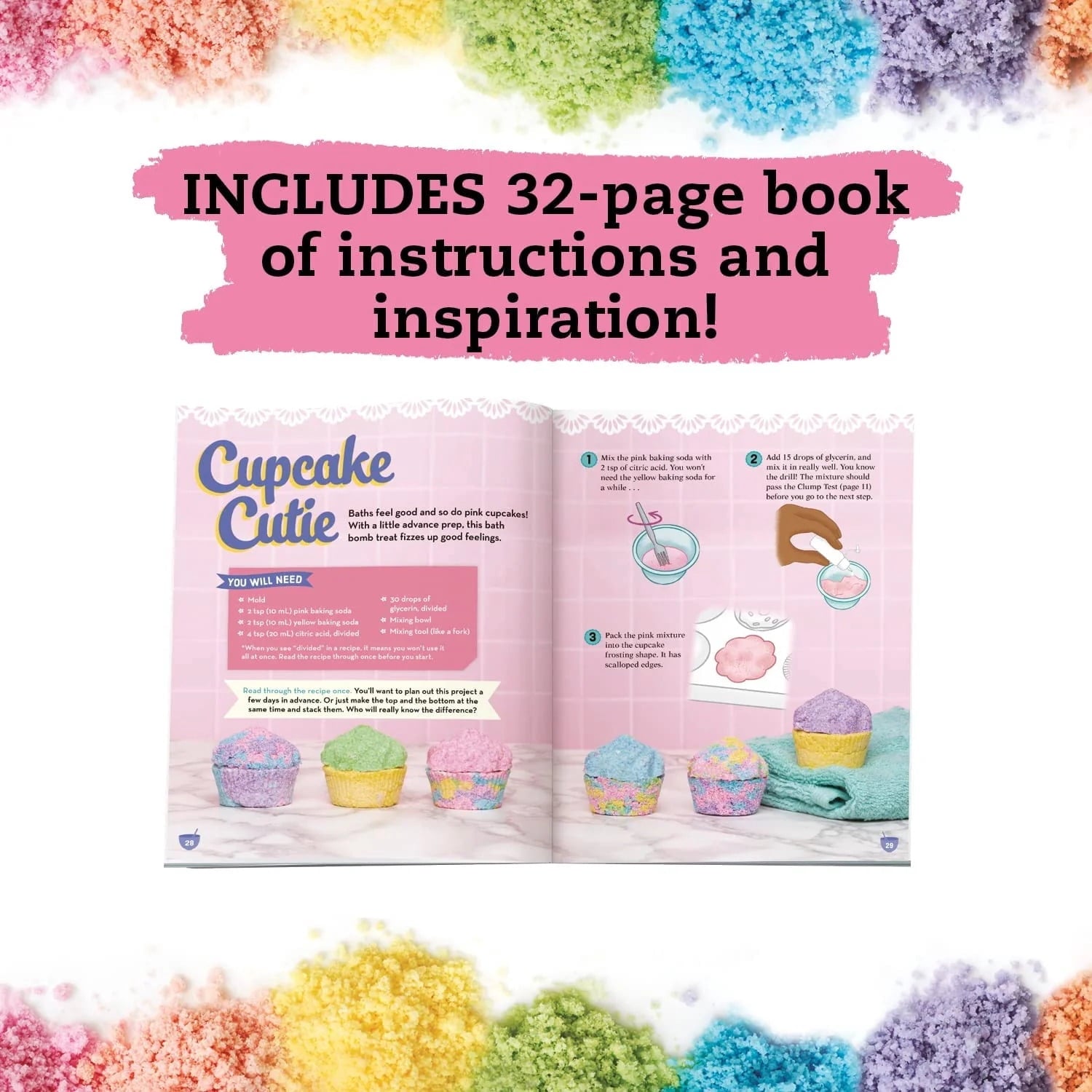 Klutz Scented Bakery Bath Bomb DIY Craft Kit