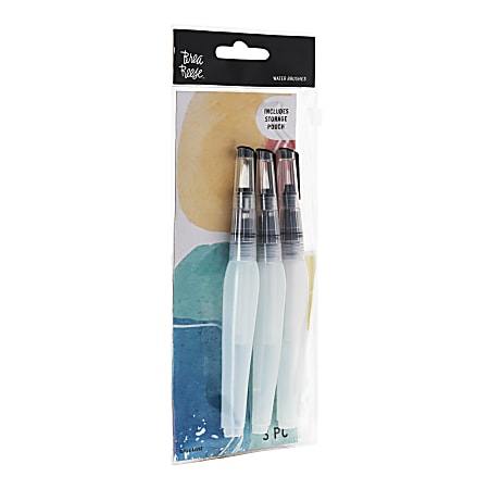 Brea Reese 3-Piece Water Brush Set with Storage Pouch