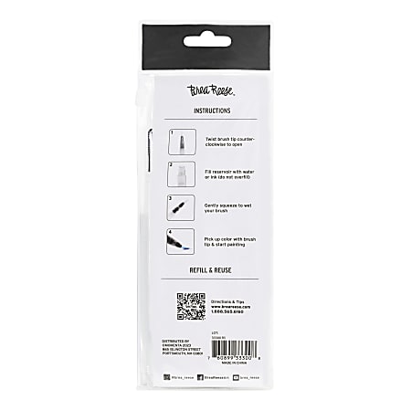 Brea Reese 3-Piece Water Brush Set with Storage Pouch