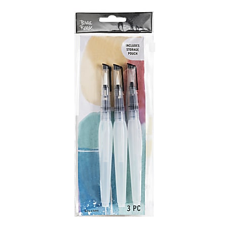 Brea Reese 3-Piece Water Brush Set with Storage Pouch