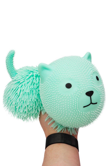 Jumbo Kitty Cat Spiky Puffer Led Squishy