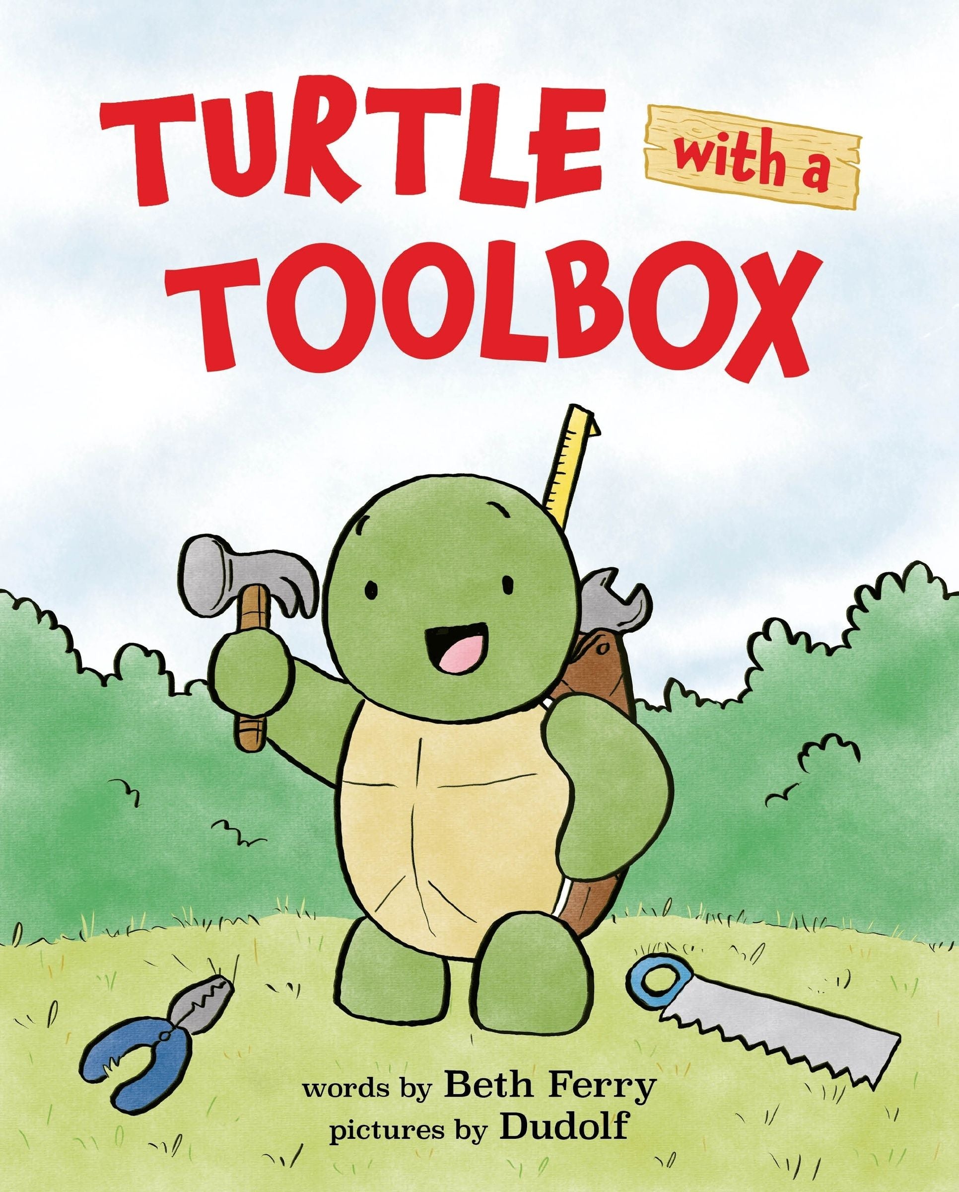 HarperCollins Turtle with a Toolbox Hardcover Picture Book
