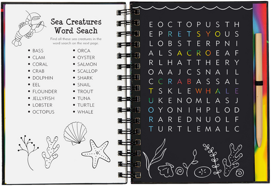 Scratch and Sketch Games and Puzzle Ocean World