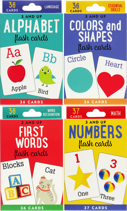 Peter Pauper Press Flash Cards Value Pack Set of 4