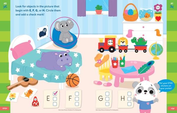 Brain Quest Phonics Workbook: Pre-Kindergarten