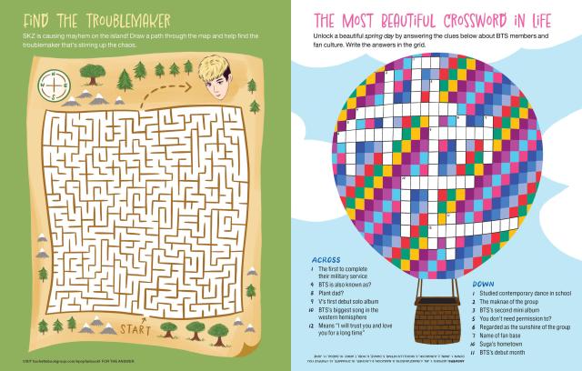 Workman Kids K-Pop Fanbook Boy Group Activity Book
