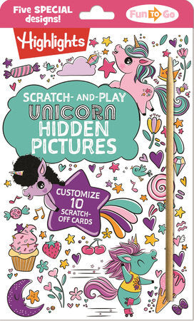 Highlights Scratch-and-Play Unicorn Hidden Pictures