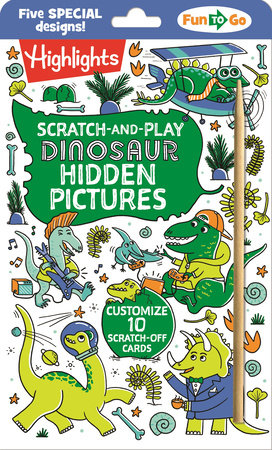 Highlights Scratch-and-Play Dinosaurs Hidden Picture