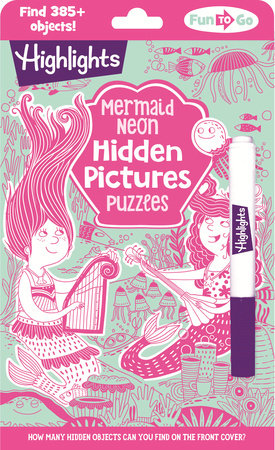 Highlights Mermaid Neon Hidden Pictures Puzzles