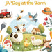 A Day at the Farm Children's Activity Book with Stickers