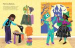 Usborne Sticker Dolly Dressing Halloween Party Book