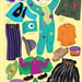 Usborne Sticker Dolly Dressing Halloween Party Book