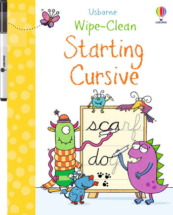 Wipe- Clean Starting Cursive Book