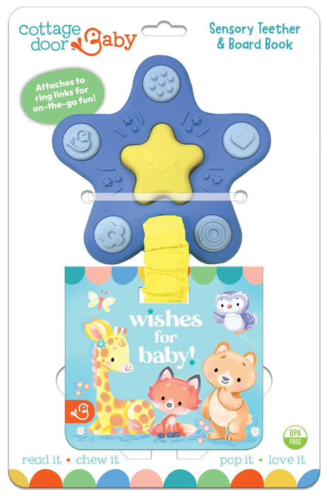 Cottage Door Press Wishes for Baby! Star Teether Board Book