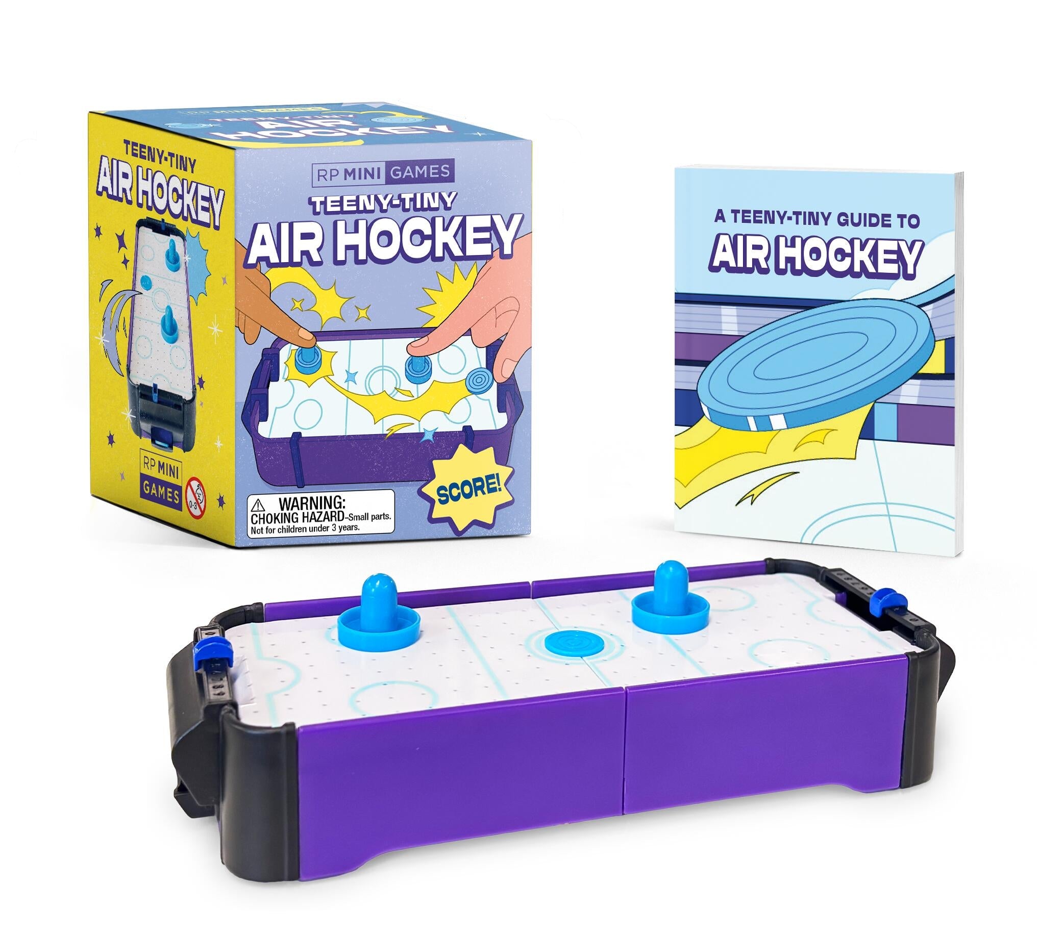 RP Minis Teeny-Tiny Air Hockey Desktop Arcade Game