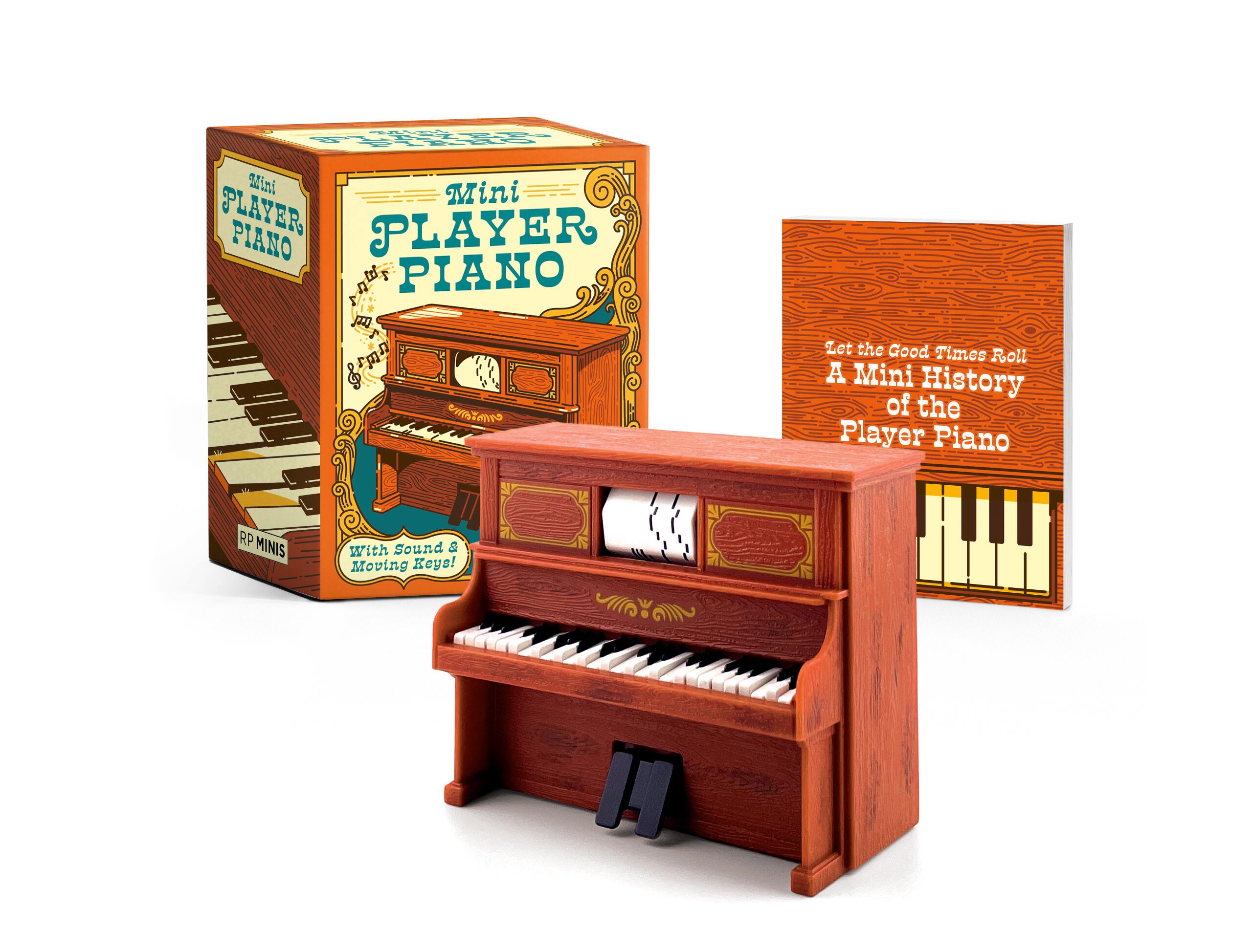 RP Minis Mini Player Piano With Sound and Moving Keys