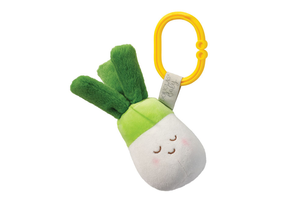 Infant Soft Rattle Veggie Assortment with Clip