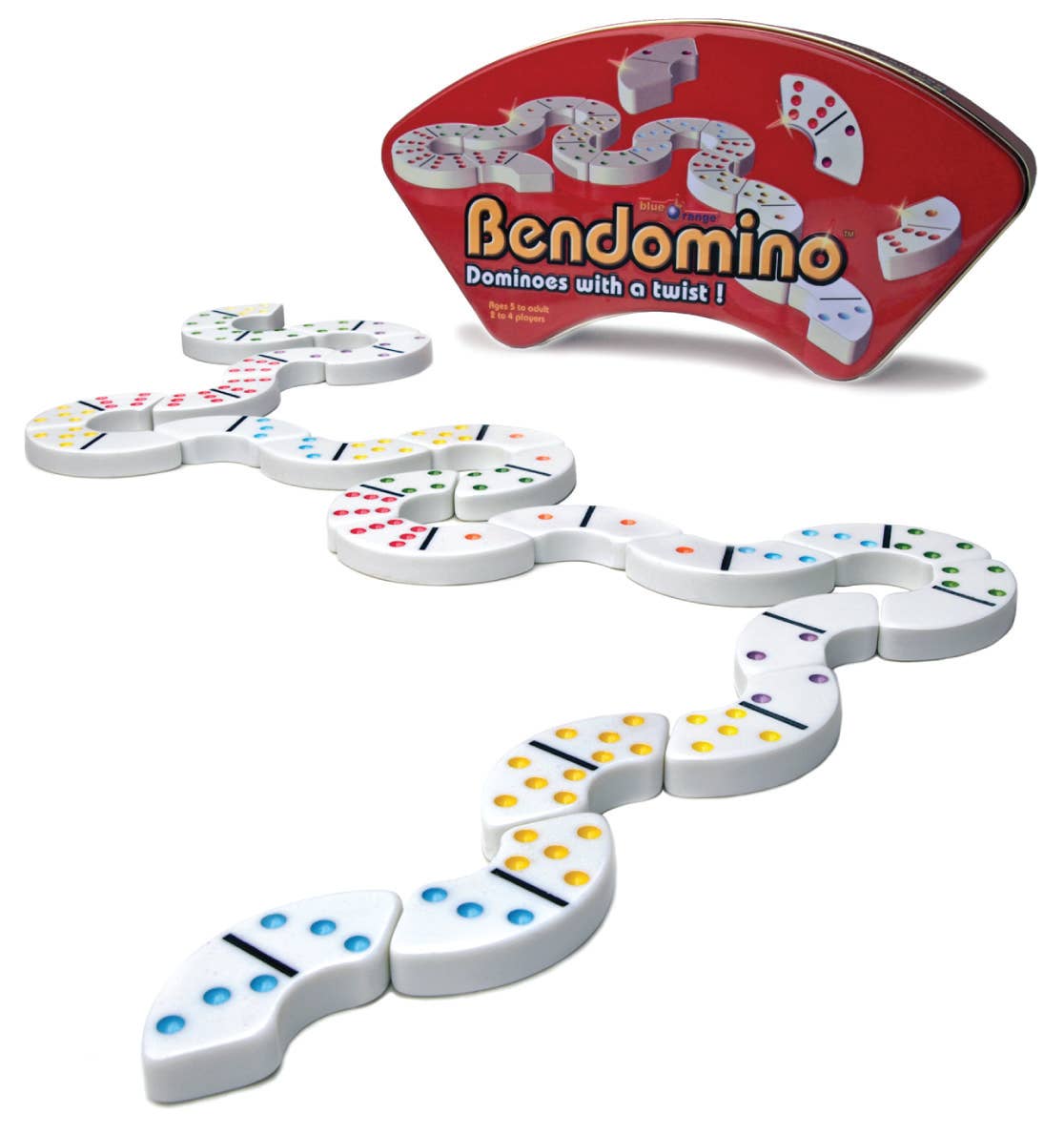 Bendomino:Dominoes with a twist!